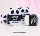 1PC Cute Panda Sharpener + Eraser