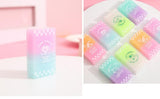 1PC Cute Rainbow Color Rubber Eraser