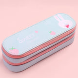 1PC Kawaii Large Capacity Double Layer Pencil Case