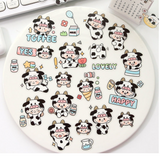 33PC Cute Cow Decoration Stickers