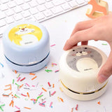 1PC Kawaii Mini Portable Desktop Vacuum
