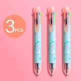 3PC Kawaii Collection 8 Colors Ballpoint Pen-my kawaii office