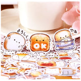 40PC Cute Bread Story Decorative Stickers