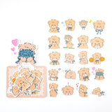 40PC Cute Lovely Bear Decorative Stickers