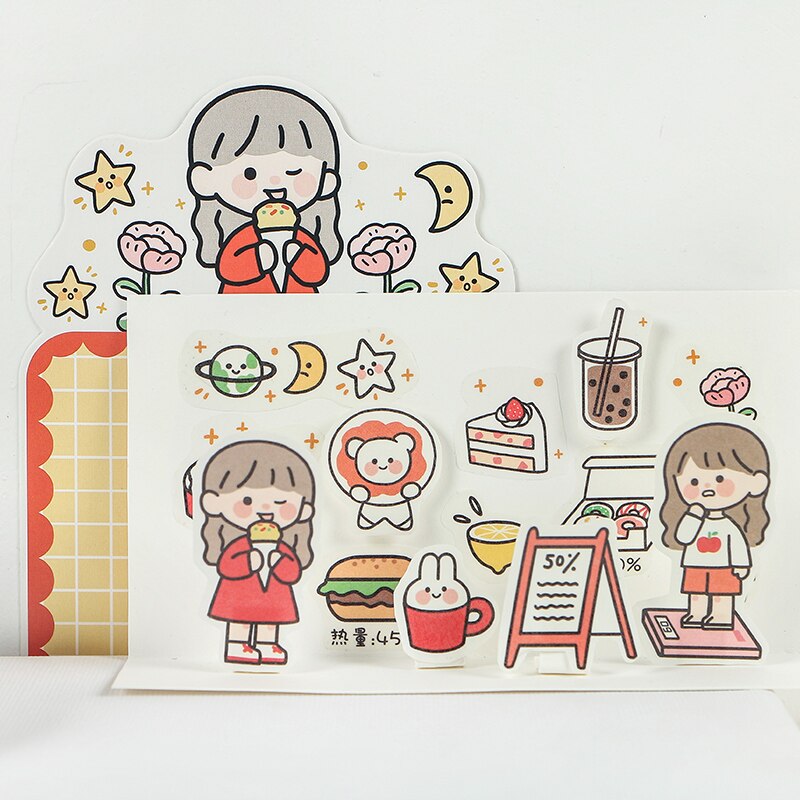 40PC Kawaii Happy Wonderland Stationery Stickers