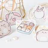 45PC Cute Fat Hamster Stickers