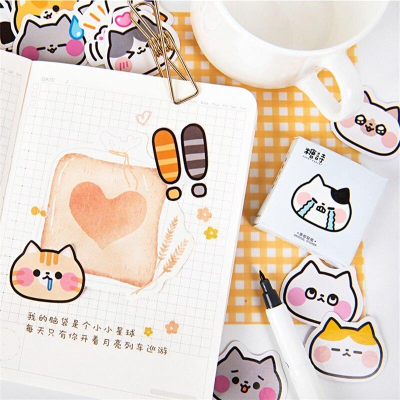 45PC Kawaii Kitty Decoration Stickers