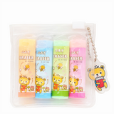 4PC Set Kawaii Bear Color Eraser