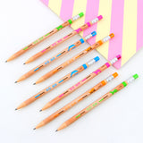 4PC Kawaii Animals Mechanical Pencil with Sharpener