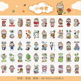 50PC Kawaii Friends Decorative Stationery Stickers