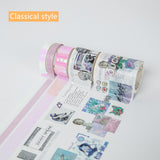 5PC Japanese Paper Retro Divine Gold Washi Tape Collection
