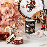 5PC Japanese Paper Retro Divine Gold Washi Tape Collection