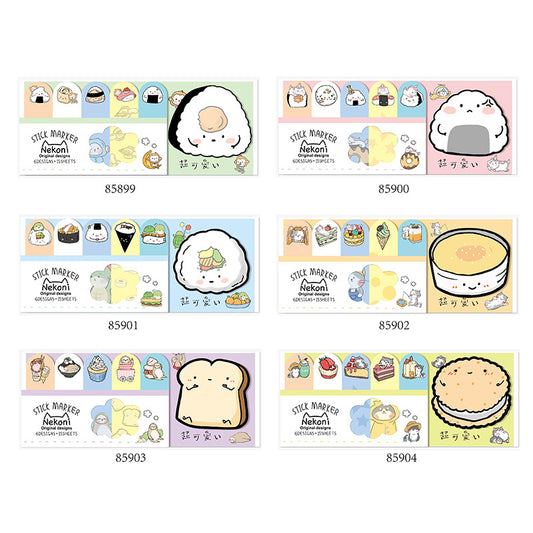 1PC Kawaii Sushi Snacks Sticky Notes