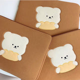 1PC Kawaii Bear iPad Laptop Bag
