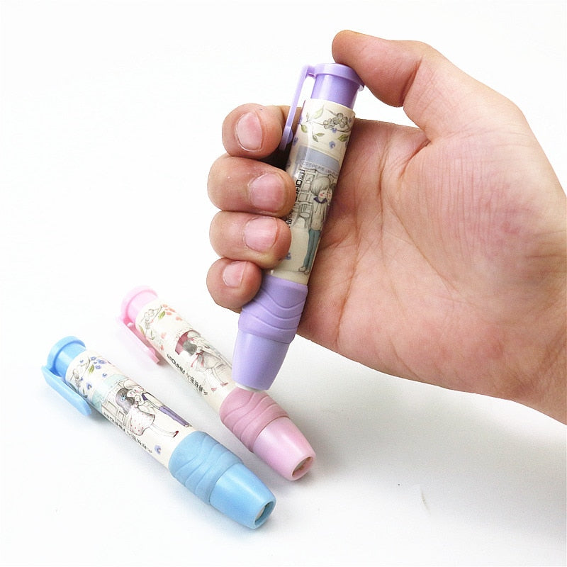 1PC Cute Designer Pen Shape Eraser