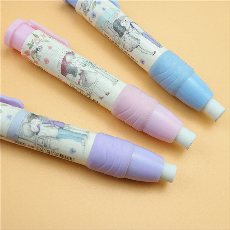 1PC Cute Designer Pen Shape Eraser