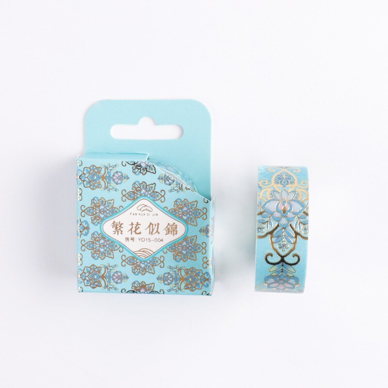 1PC Full Bloom Flower Washi Tape Collection