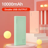1PC Power Bank 5000/10000mAh Cell Phone Portable Charger