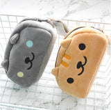 1PC Kawaii Kitty Large Capacity Plush Pencil Bag