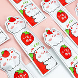 1PC Lucky Bag Kawaii Strawberry Bear Gel Pen-my kawaii office