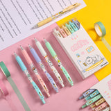 6PC Kawaii Dog Pastel Gel Pen Set-my kawaii office