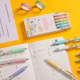 6PC Kawaii Dog Pastel Gel Pen Set-my kawaii office