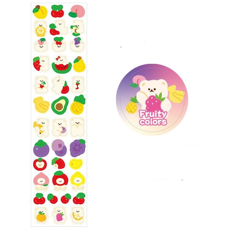 1PC Kawaii Animals Wonderland Washi Stickers