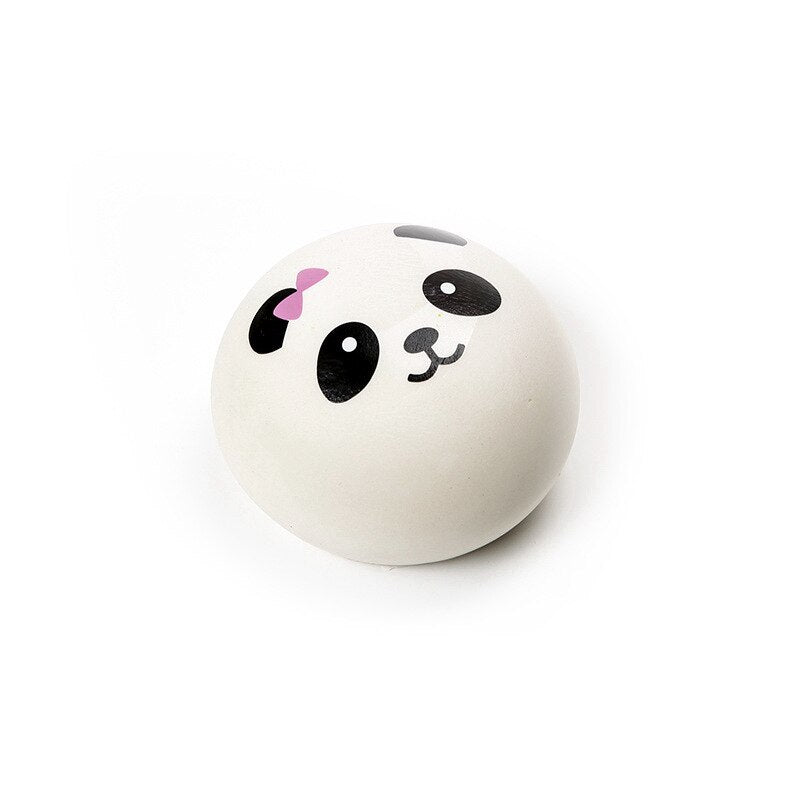 1PC Kawaii Panda Bun Squishy Slow Rising Stress Reliever