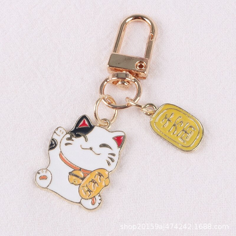 1PC Lucky Cat Keychain