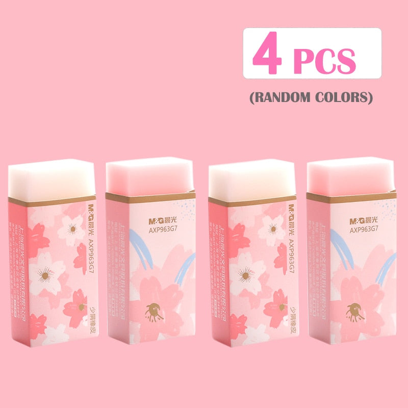 4PC Kawaii Sakura Eraser