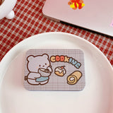1PC Super Cute Milk Bear Storage Box