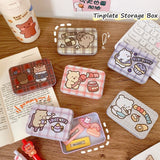 1PC Super Cute Milk Bear Storage Box