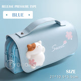 1PC Kawaii Squishy and Sakura Pencil Bag