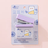 1PC Kawaii Animals Mini Portable Stapler Set