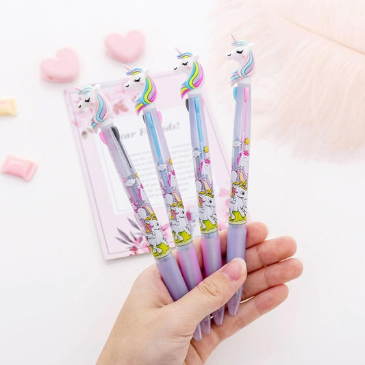 2PC 3 Colors/ 6 Colors Unicorn Ballpoint Pen-my kawaii office