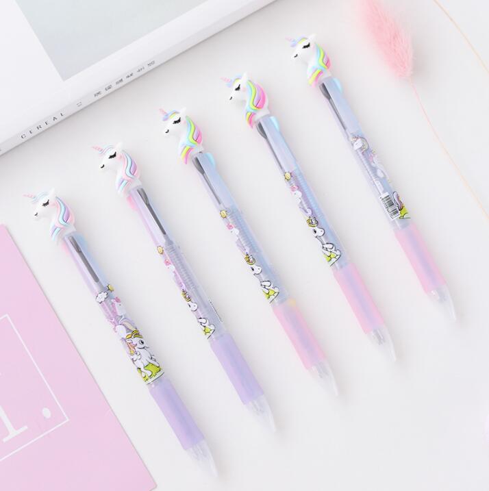 2PC 3 Colors/ 6 Colors Unicorn Ballpoint Pen-my kawaii office