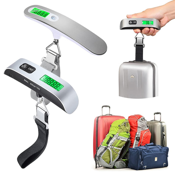 1PC Portable Digital Hanging Travel Luggage Scale