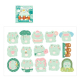 45PC Kawaii Friends Characters Stationery Stickers