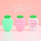 3PC Sweet Strawberry Rubber Eraser