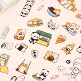 1PC Cute Animals Decorative Stickers