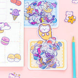 40PC Cute Bear Journal Stickers