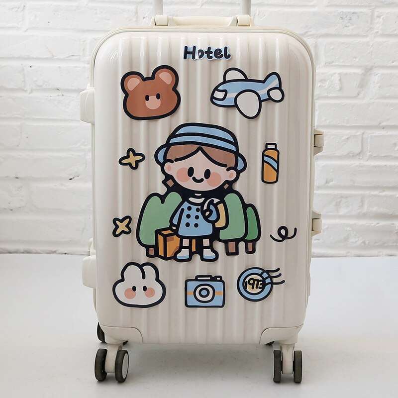 Juseko Stickers For Rimowa Waterproof Luggage Suitcase One Piece Popular  Cartoon #4 : : Toys & Games