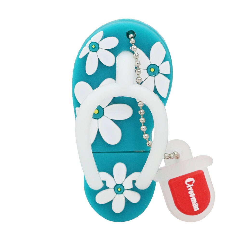 1PC Rubber Slippers USB Memory Stick
