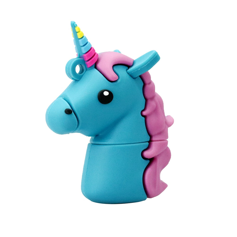 1PC Lovely Colorful Unicorn Collection USB Memory Stick