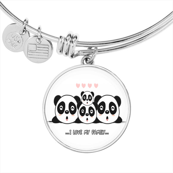 Panda Family Bangle