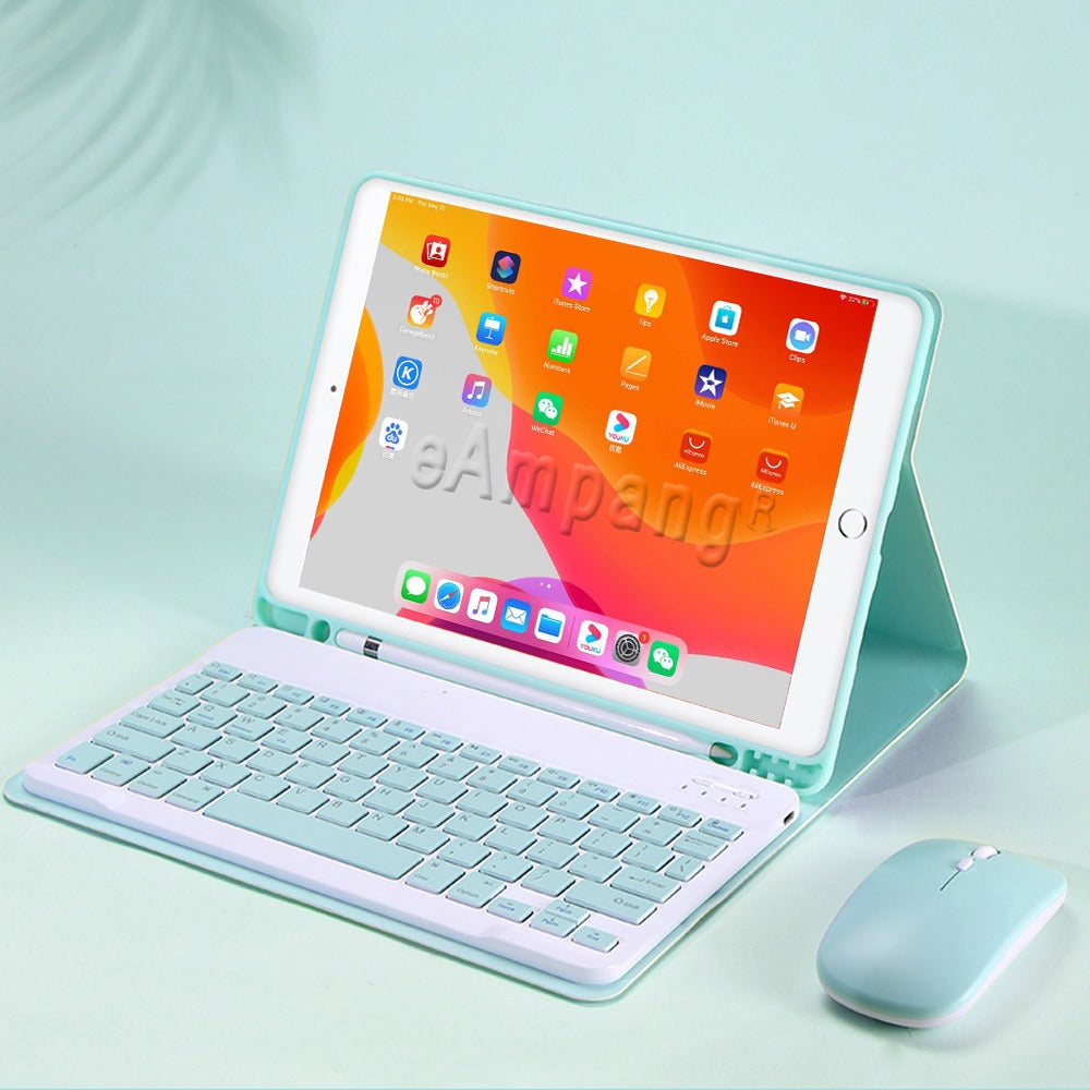 1PC Apple iPad 9.7" Case with Keyboard and Mouse