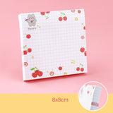 1PC Kawaii Animals And Fruits Sticky Notes Memo Pad