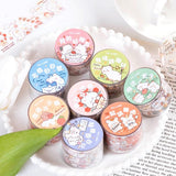 1PC Kawaii Small Animals Washi Tape Collection