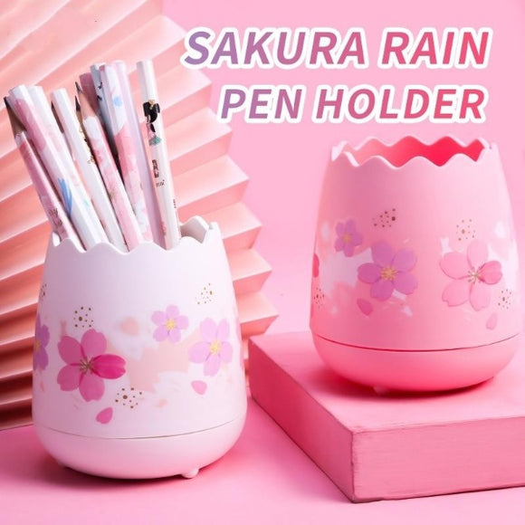 1PC Pretty Sakura Egg Pen Holder