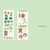 1PC Kawaii Animals Sticker Roll